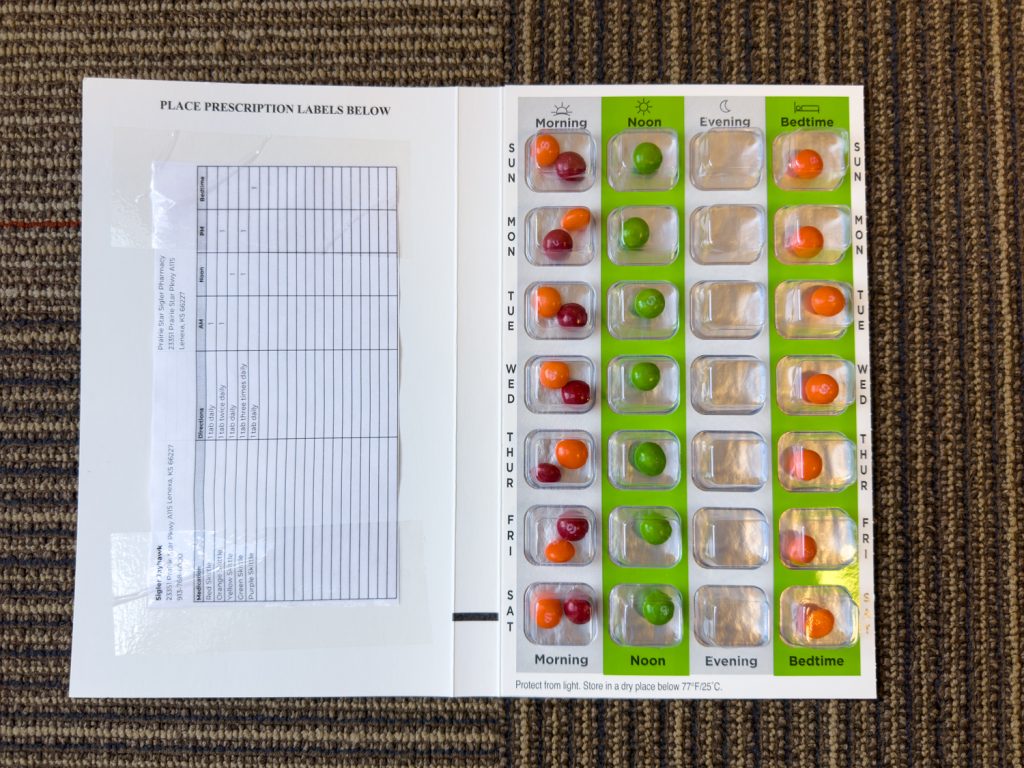 Monthly compliance packaging is essential for keeping medications organized and for keeping patients healthy